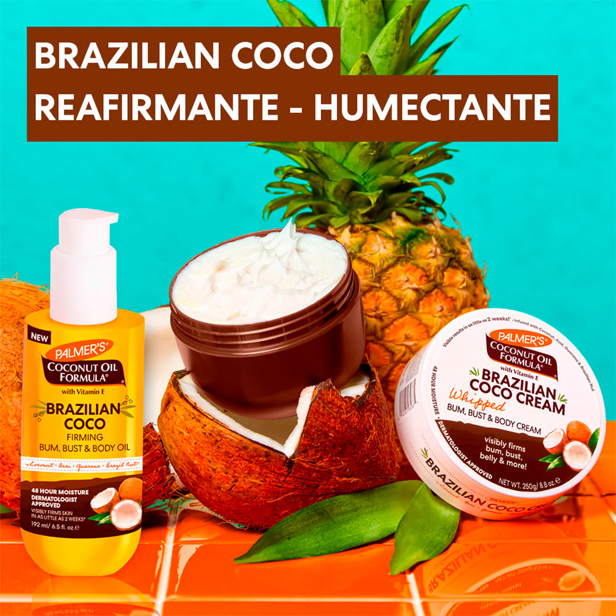 Brazilian Coco - Aceite Reafirmante Coco para glúteos, busto y cuerpo