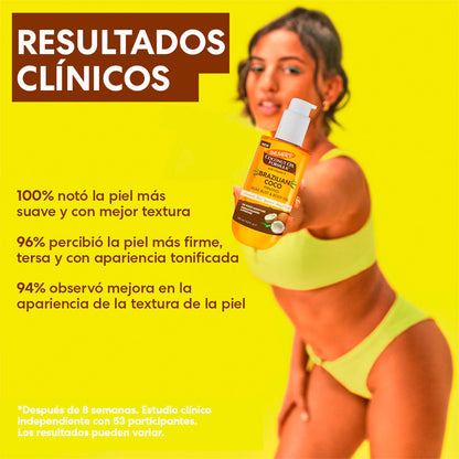 Brazilian Coco - Aceite Reafirmante Coco para glúteos, busto y cuerpo