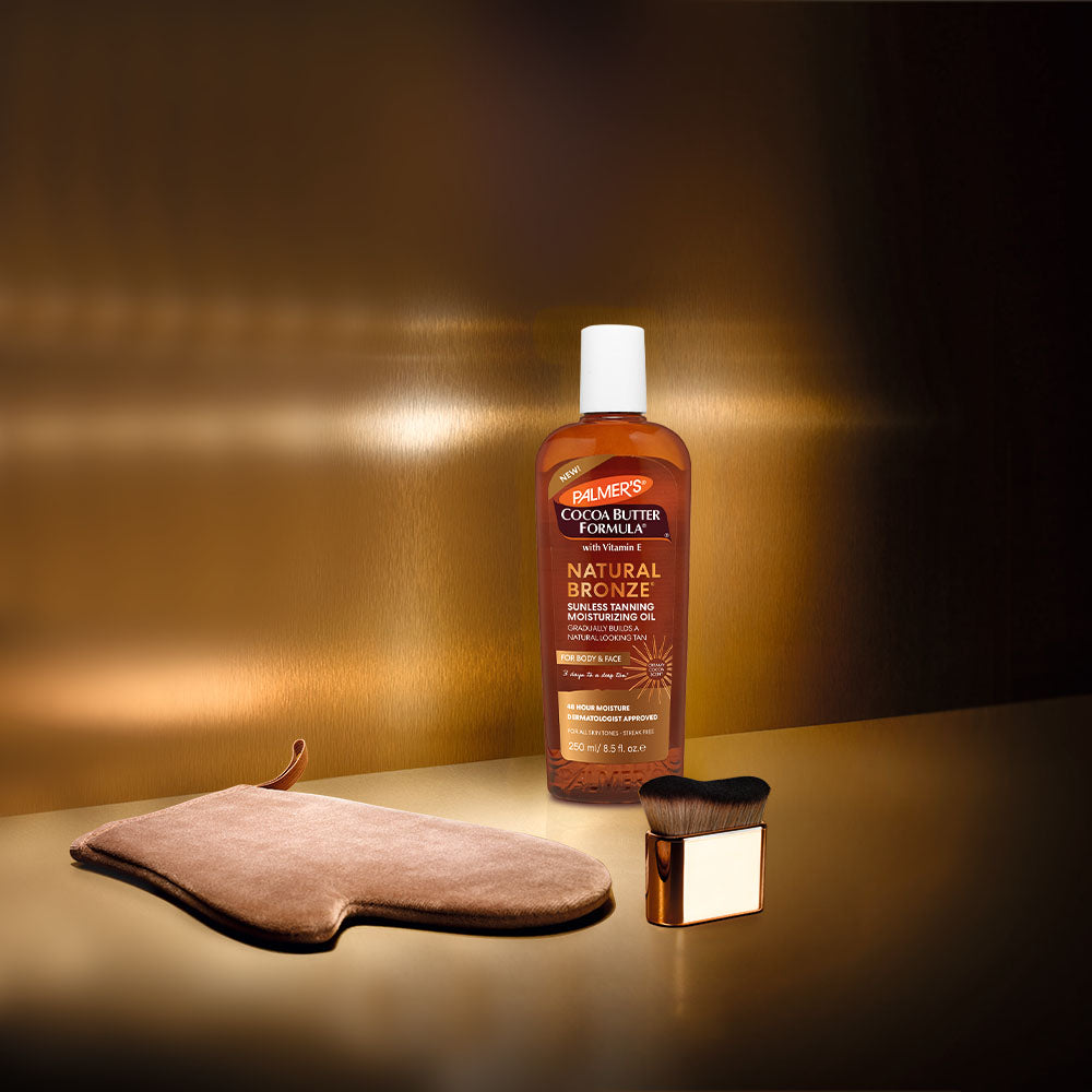 Palmers Cocoa Butter Formula Natural Bronze, Aceite Corporal Humectante Autobronceadora