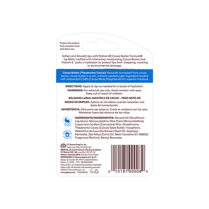 Palmer´s Cocoa Butter Formula Bálsamo Labial Humectante Cacao